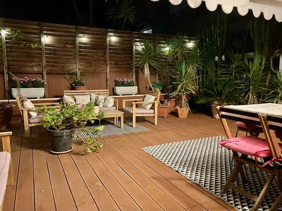 Large Magnificent Terrace Apartment Nice Bagian luar foto