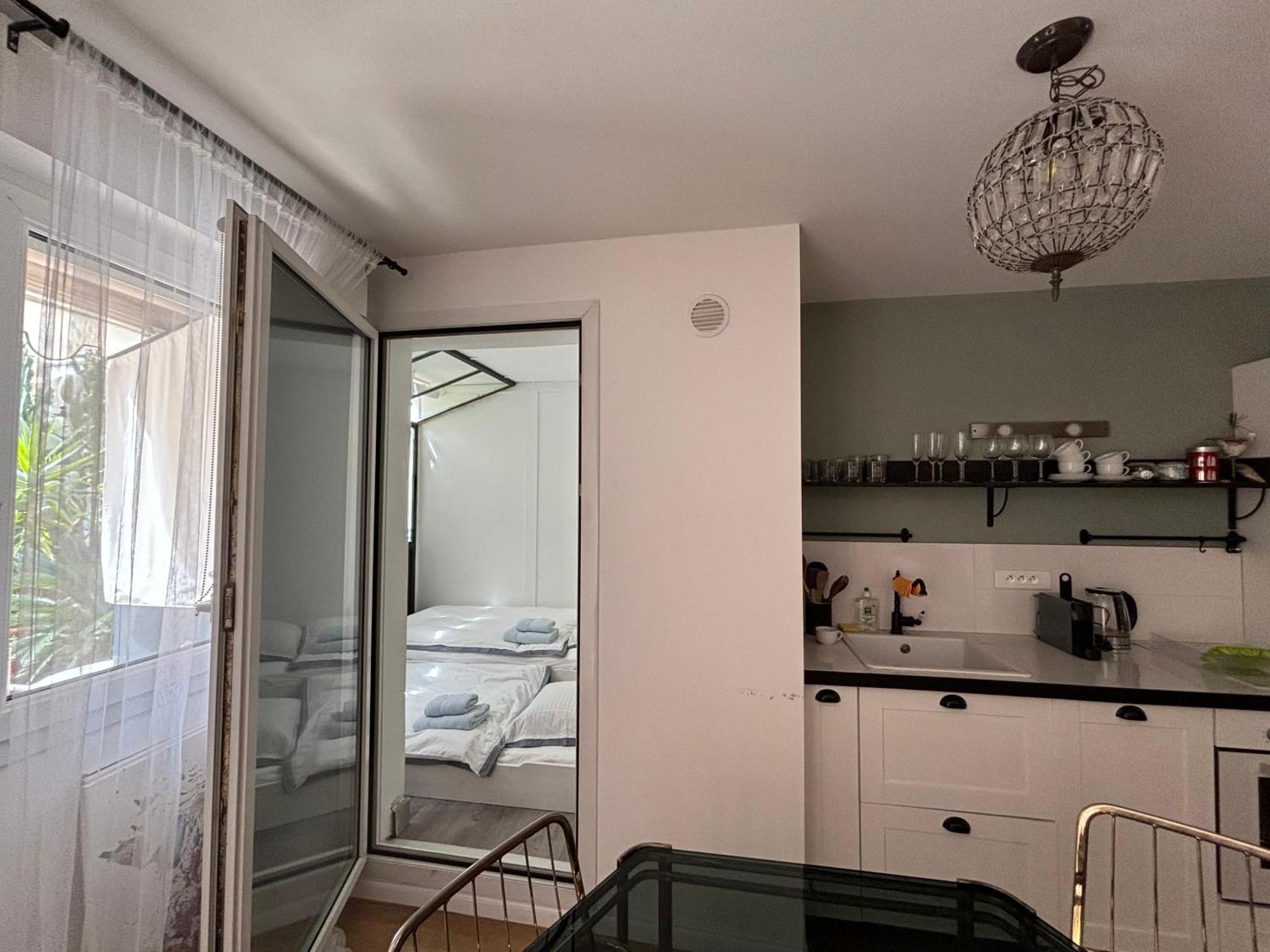 Large Magnificent Terrace Apartment Nice Bagian luar foto